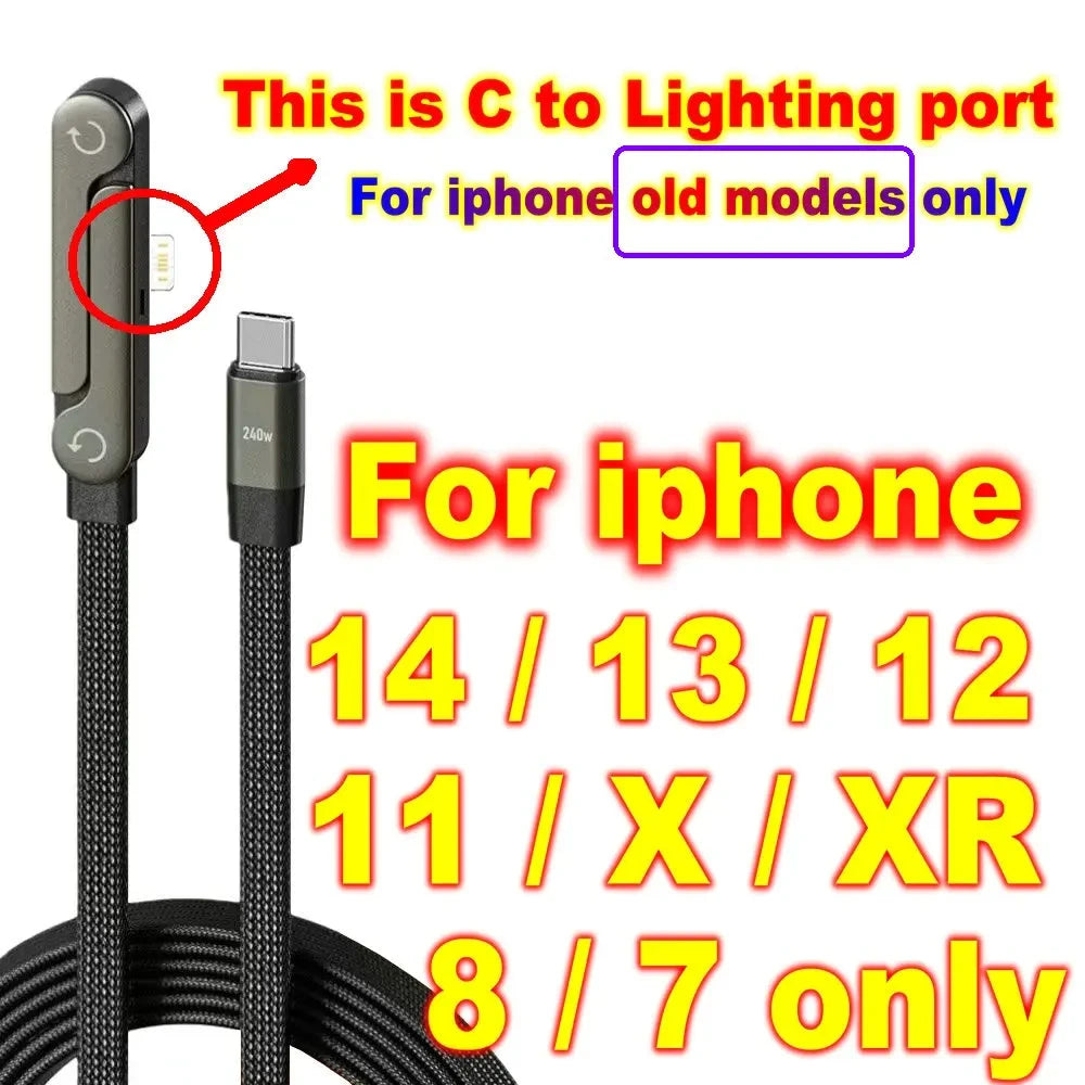 240W Foldable Phone Charger